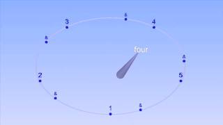 5/4 with eighth note medium swing - Bounce Metronome - bounce in Conducting Pattern