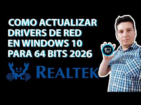 ✅Como Actualizar Drivers de Red [Realtek PCIe GbE Family Controller] En Windows 10 64 Bits 2025????️