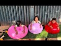 🎈🚀 Colorful 36'' Jumbo Balloons Launched and Deflated Outdoors! So Much Fun!