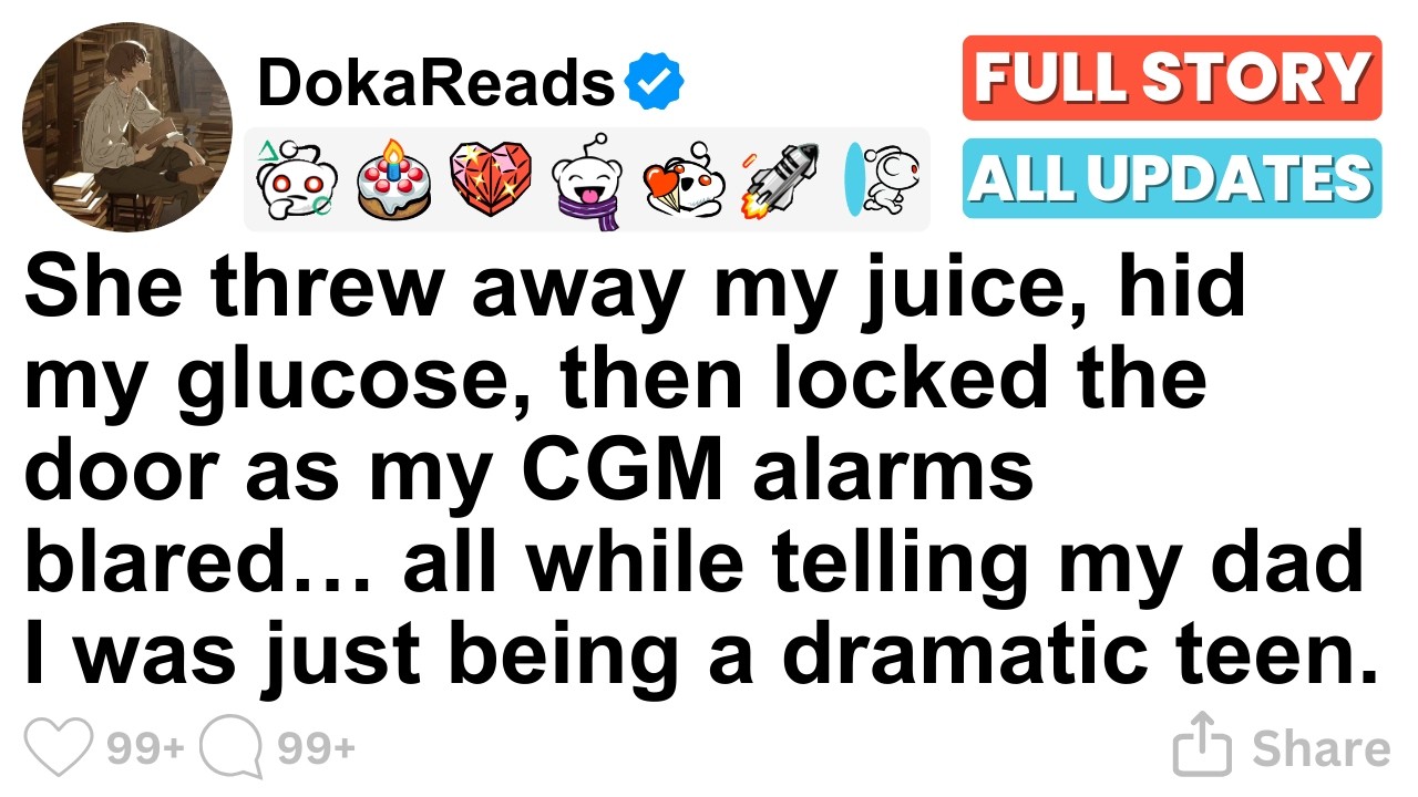 Why did my dad's girlfriend lock me in my room while I was going into diabetic shock?