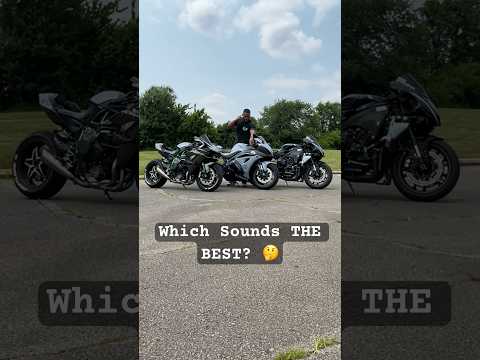 Which Sounds The BEST?! 🤔 Ninja H2 vs GSX-R 1000 vs R1