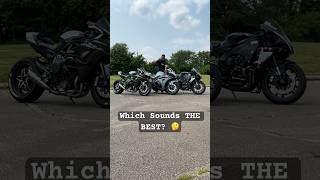 Which Sounds The BEST?! 🤔 Ninja H2 vs GSX-R 1000 vs R1
