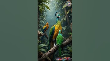 Colors of Grace #ai #aianimation #aianimated #aiart #hailuo #animals #hailuoai #piclumen #peacock