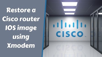Restore a Cisco router IOS image using Xmodem | Urdu 2019