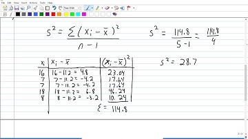 Variance, Standard Deviation, and Coefficient of Variation