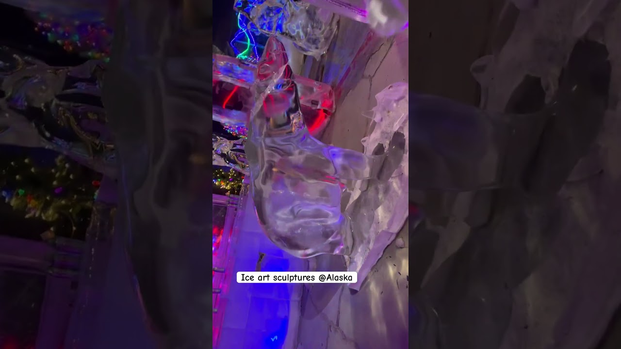 Ice sculptures in Fairbanks, Alaska 