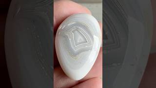 Arizona Gila Bend Mountains Banded Agate Slab to Cabochon 05 24 26 #agate #polished #banded