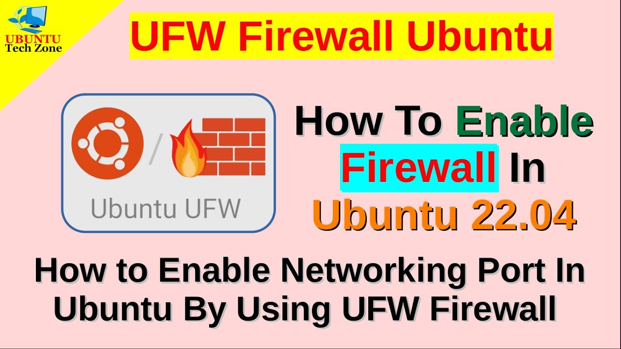 Enable Firewall In Ubuntu