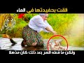 ألقت بحفيدتها في الماء ولكن ما فعله النمر بعد ذلك كان مذهلا