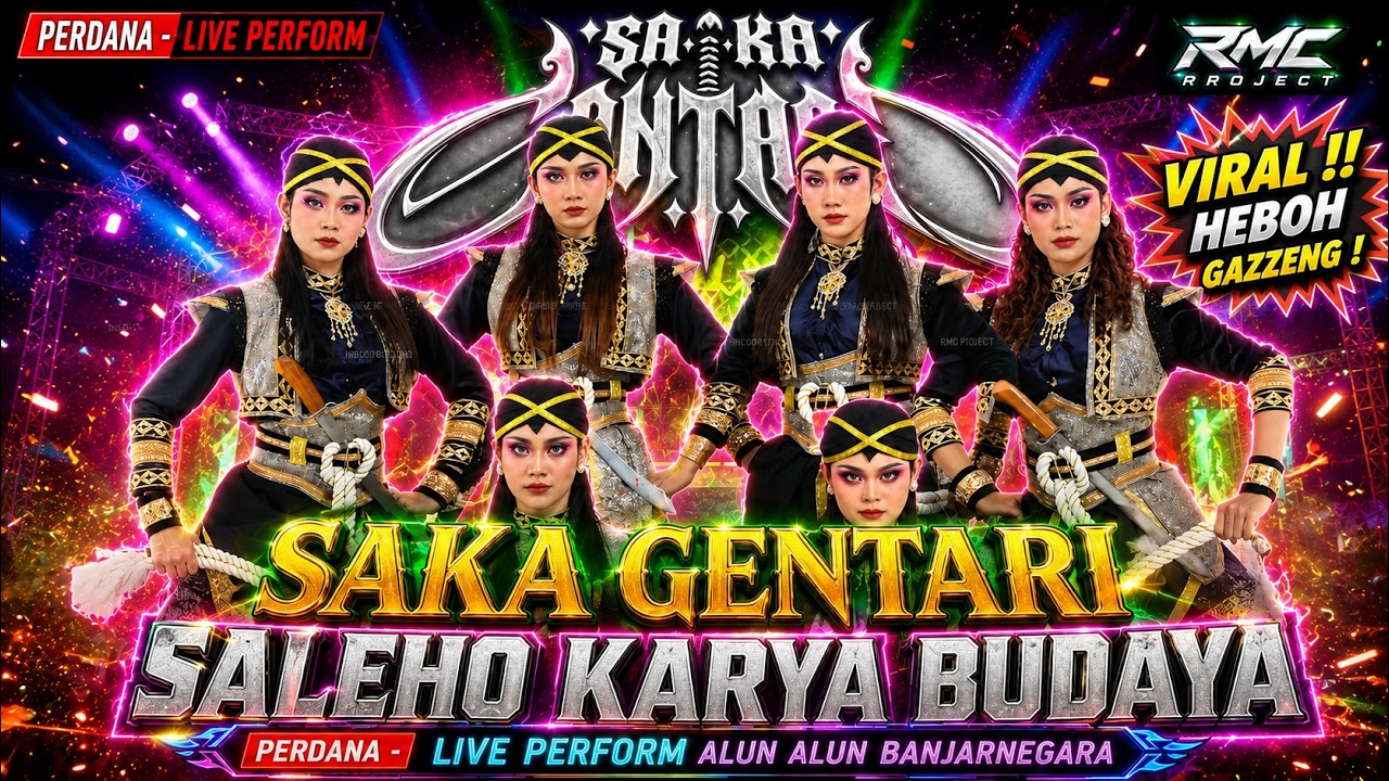 VIRAL HEBOH GAZENG PERDANA SAKA GENTARI - NYAI BENDOLEGI SALEHO KARYA BUDAYA LIVE ALUN2 BANJARNEGARA