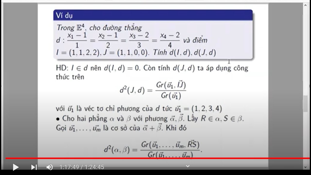 Hình học tuyến tính: Không gian Euclid-phần 1