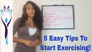 5 easy tips to start an exercise program and stay committed