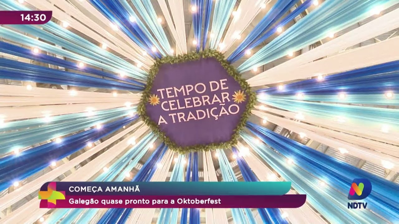 Começa Amanhã: Galegão quase pronto para a Oktoberfest