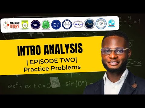 Intro. analysis practice problems ep2 - YouTube