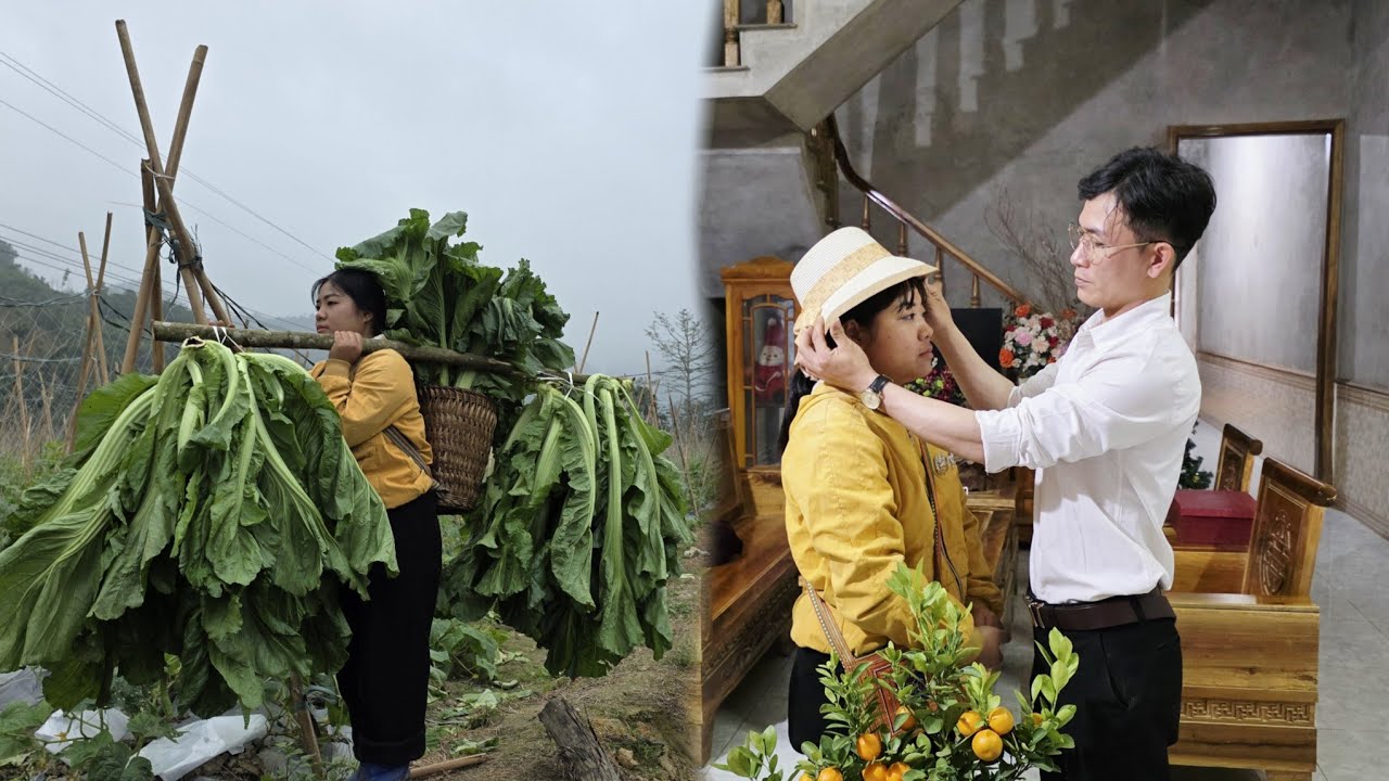 TIÊU earned $200 from harvesting a giant cabbage - and was surprised when CEO Lee gave him a gift.