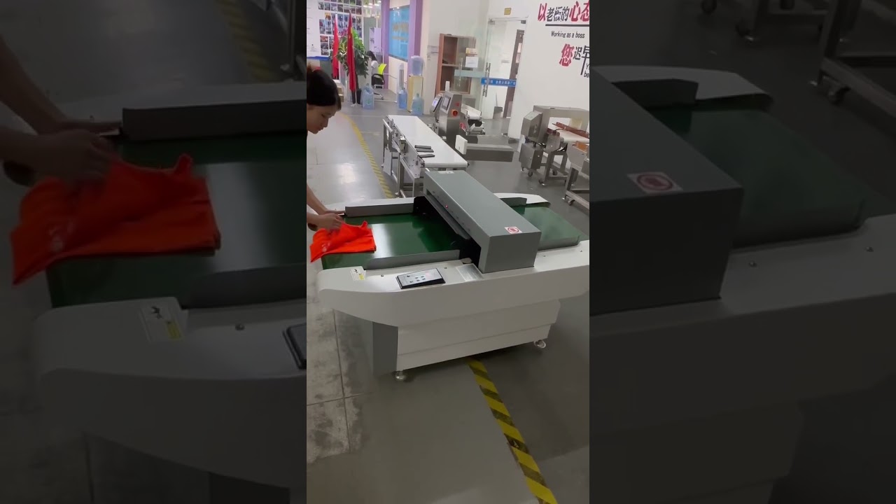 Broken needle detector for garments clothing textiles