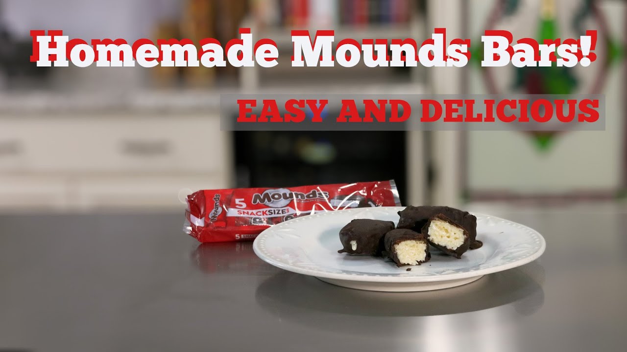 Homemade Mounds Bars! Easy and Delicious Bring these to you Superbowl