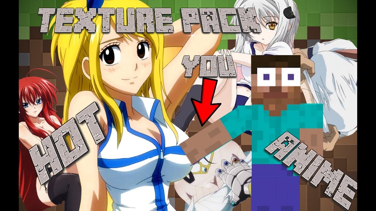 MINECRAFT ANIME TEXTURE PACK REVIEW *HOT* دیدئو dideo