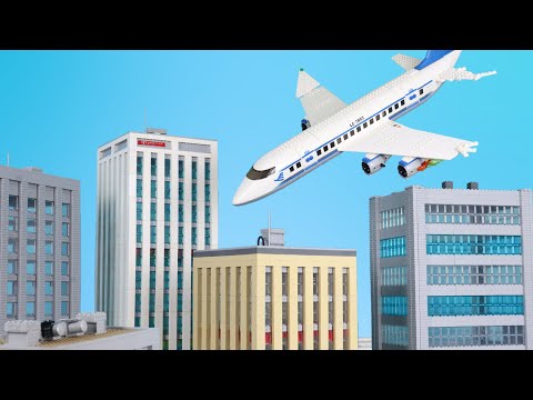 видео: LEGO City Plane Crash