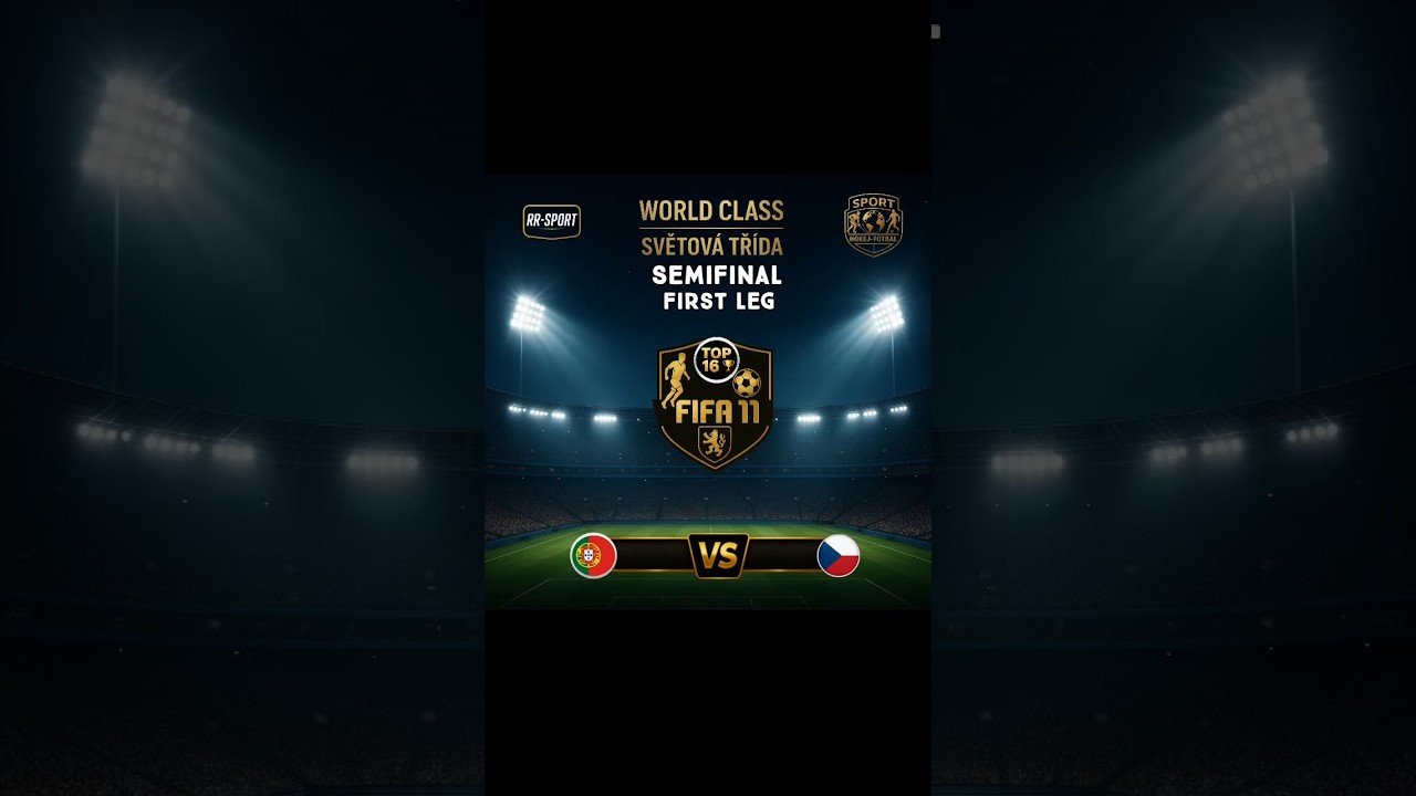 🏆Top 16 Cup -  Semifinal -First Leg - Portugal vs Czech Republic - 0 : 2