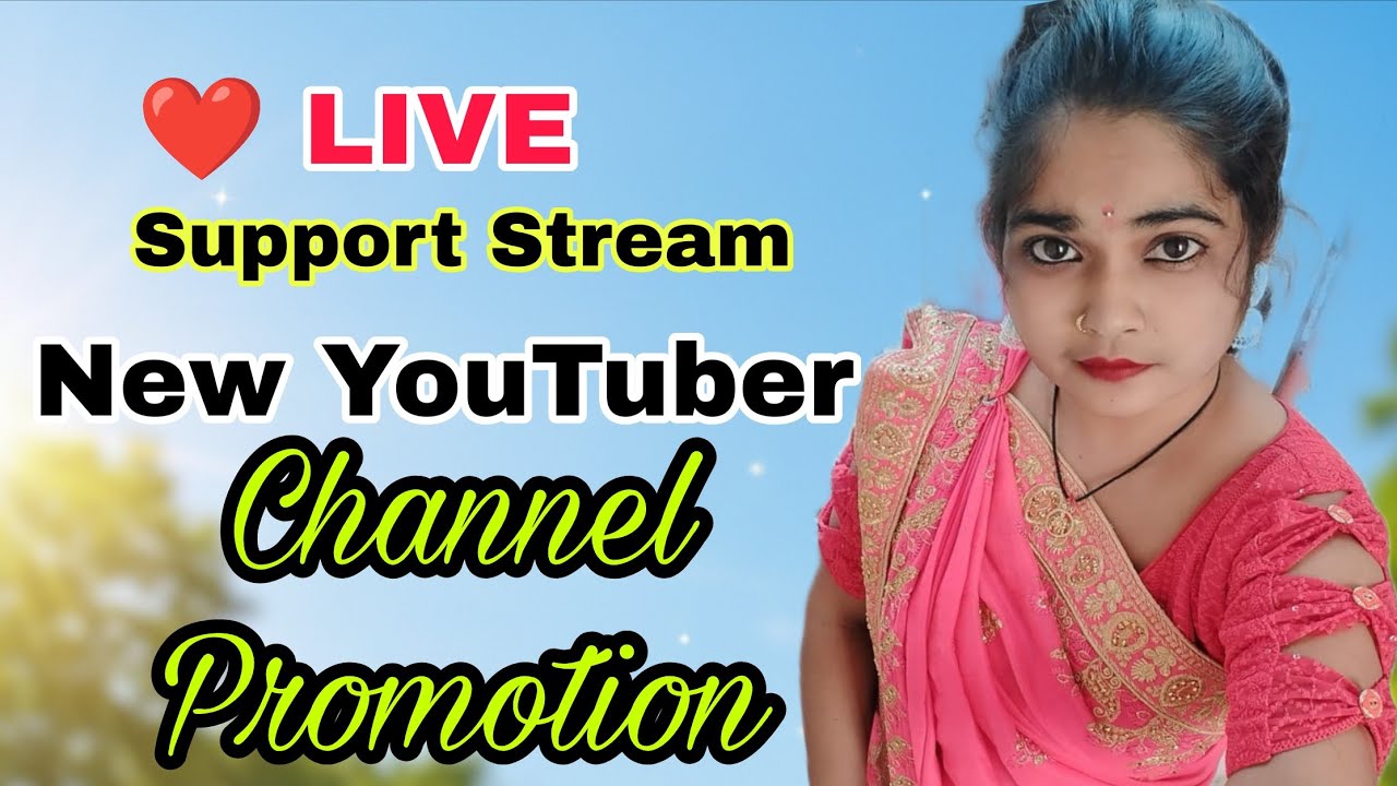 ❤️ LIVE Support Stream | New YouTube Channel Promotion Hindi 🔴 Subscribe & Support Hindi
