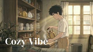 Cozy afternoon with hot tea🍵🌥️soft lofi for study and focus （120 min） screenshot 3