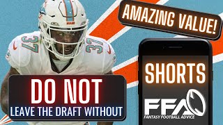 Don't Leave Your Draft Without This Running Back - 2021 Fantasy Football Advice #shorts