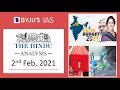'The Hindu' Analysis for 2nd February, 2021. (Current Affairs for UPSC/IAS)