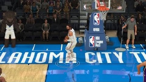 Post up on Steven Adams