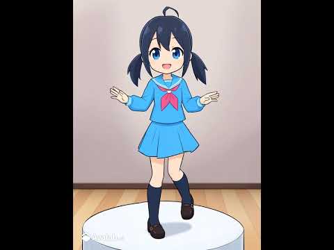 ダンシングフィギュア #aivideo #アニメ #kawaii