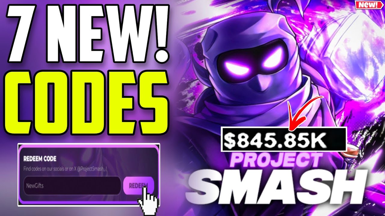  new working codes for project smash in october 2024 roblox project