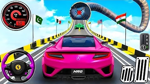 GT Car Stunt 3D - Super Hero Car Stunt - Mega Ramp Car Game - Android Gameplay