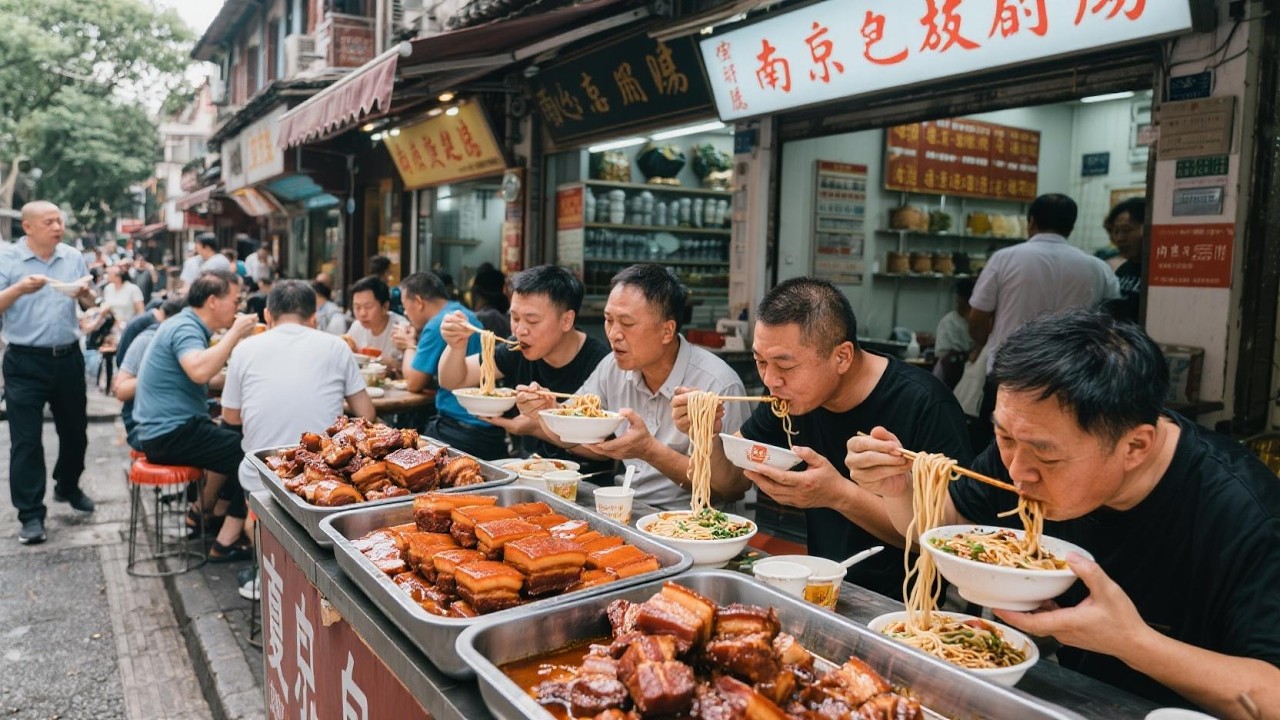 外地人当草本地人当宝，南京本土美食，全家福加大肉必须配猪油渣【舟小九】