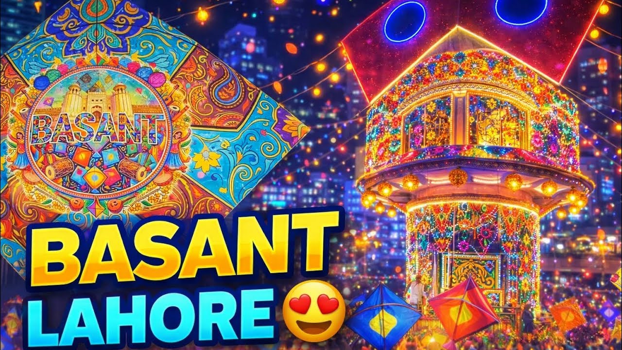 Basant in Lahore 2026 💛 | Liberty Gol Chakkar