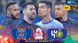 THE WORLD STOPPED TO WATCH C.RONALDO, MESSI, NEYMAR AND MBAPPÉ IN THE LAST MEETING OF THE LEGENDS! screenshot 4