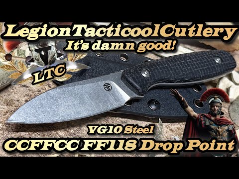 CCFFCC FF118 Drop Point in VG10 Steel