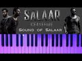 Sound of salaar bgm cover by arun shankar  ravibasrur  prabhas  prithviraj  prashanth neel