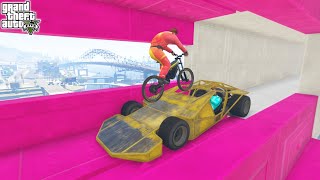 Car Vs Car Vs Asteroids 754.353% Rage Quit After This Race in GTA 5