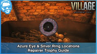 Azure Eye & Silver Ring Location Guide - Full Narrated Walkthrough - Resident Evil Village [4k HDR]