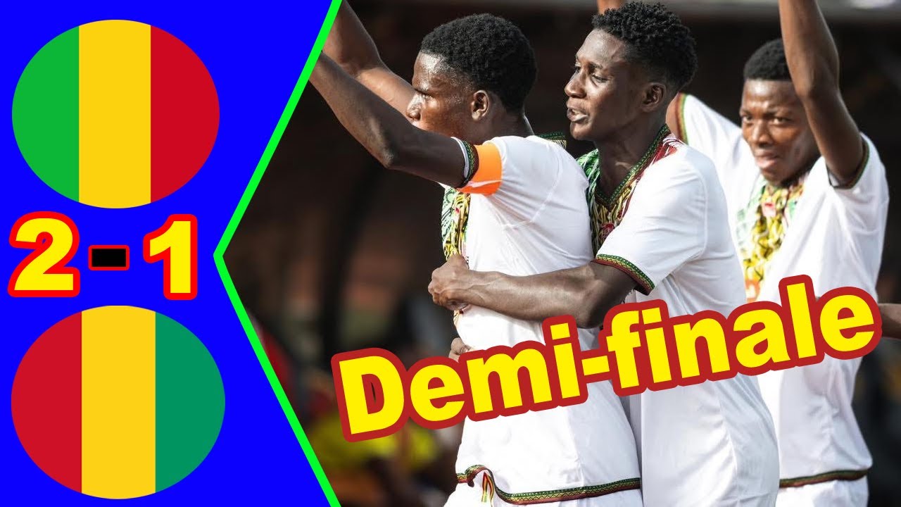 Mali 🆚 Guinée  (2 - 1) Résumé de la rencontre - Demi-finale Tournoi UFOA A U17  Mali 2025