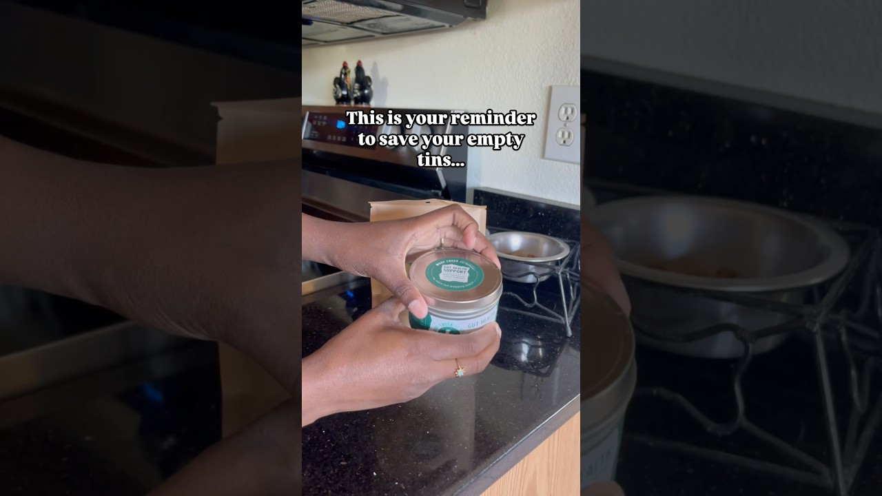 Save your reusable, food-grade tins and purchase one of our  Refill Pouches! 