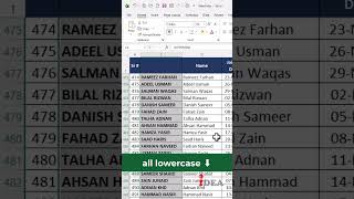 Lesson-39 | Excel for Beginners | How to format text in excel using Upper, Lower & Proper function