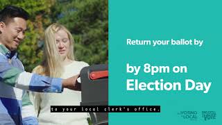 Filling out a Mailed Ballot in Michigan