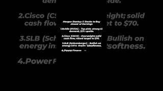 Top 5 Stocks To Buy Before Earnings Morgan Stanley Picks 2025.......