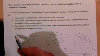 CGS - AS Statistics - notes - cpt 3 - a - 3.1 - Scatter Diagrams and Correlation Coefficients