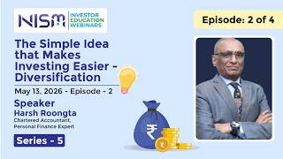 The Simple Idea That Makes Investing Easier – Diversification | Harsh Roongta | 13 May 2026