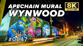8K Timelapse Of Wynwood An Apechain Mural At Fun Dimension In Miami Sony A7R4 G-Master 16-35Mm