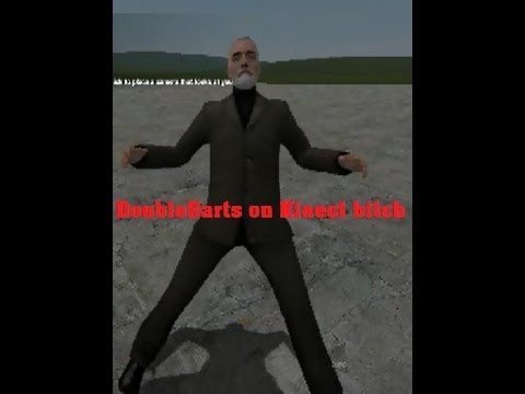 DoubleHarts Screws Around in Gmod on the Kinect