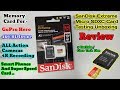 SanDisk Memory Card Unboxing Review SanDisk Extreme Micro SDXC Smart Phones GoPro Drones Action Cams