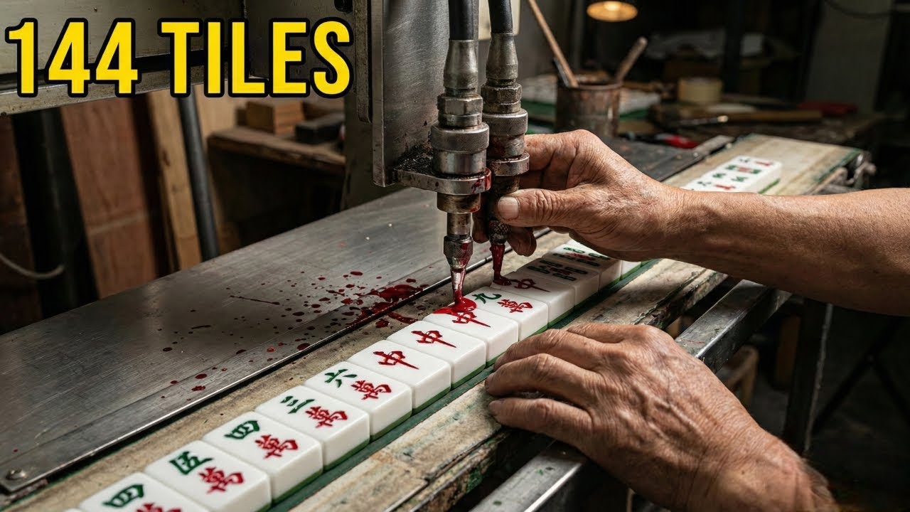 Industrial Wizard Mass Produces Mahjong Tiles | High-Volume Factory Tour
